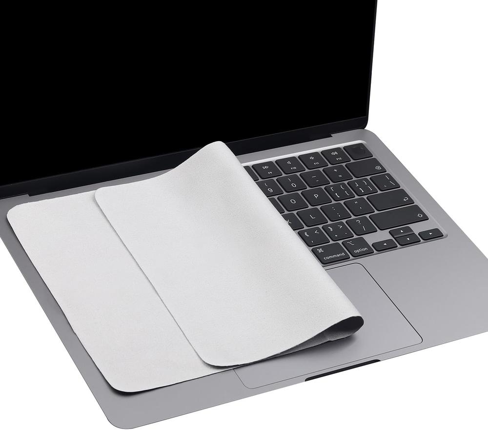2 Pack Microfiber Liner Cleaning Cloth 13" with Screen Keyboard Imprint Protecti