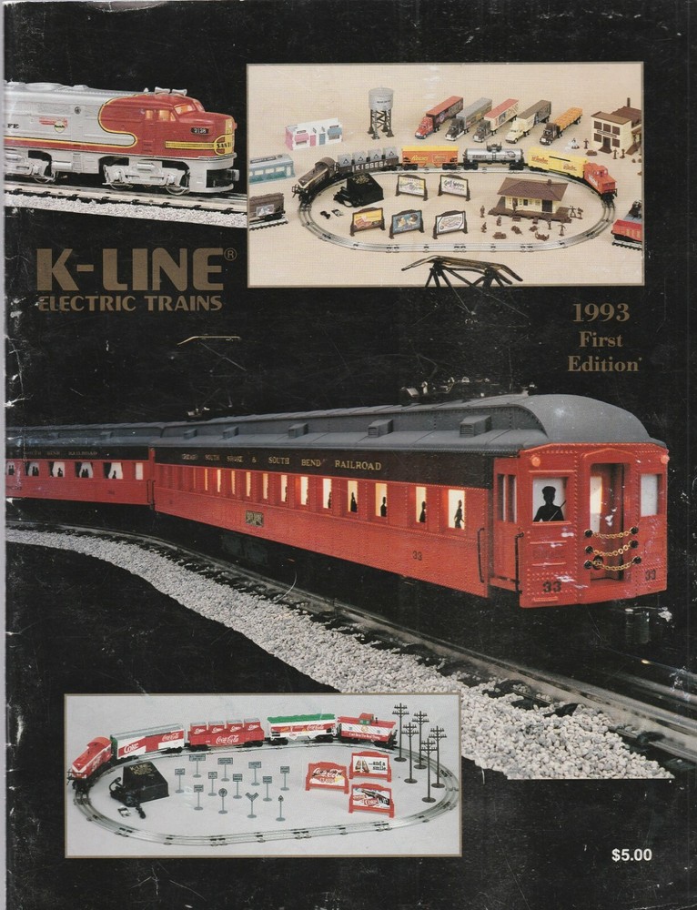 K-LINE ELECTRIC TRAINS 1993 FIRST EDITION CATALOG