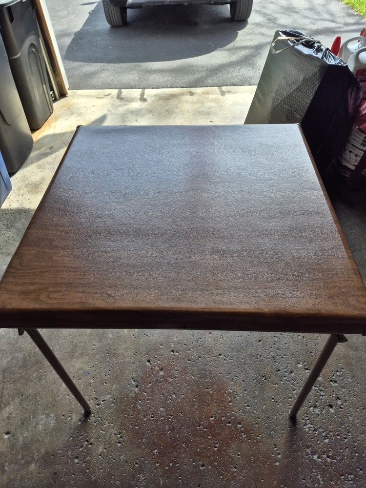 Vintage Samsonite Folding Card Table - Style 7743