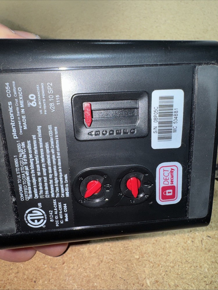 Plantronics CS540 Headband Wireless Headset - Black