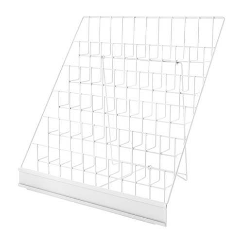 6-Tier Wire Countertop Rack Comic Book Shelf Book Display Stand For Books DVD CD