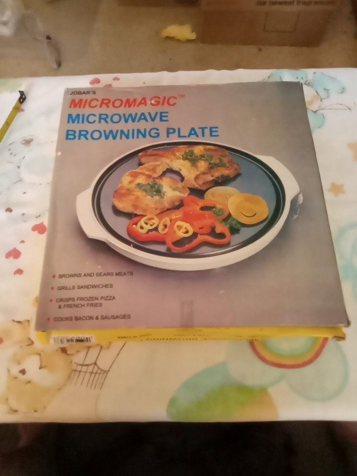 Browning Plate For Microwave . New In Box  Vintage