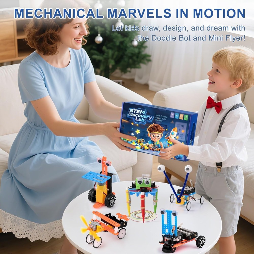 DIY STEM Kits for Kids,Robot Building Science Kits Engineering Projects