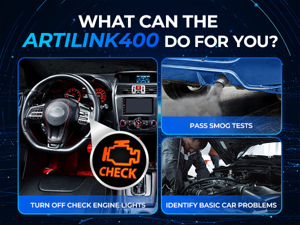 2025 TOPDON ArtiLink 400 Car Code Reader Check Engine Fault