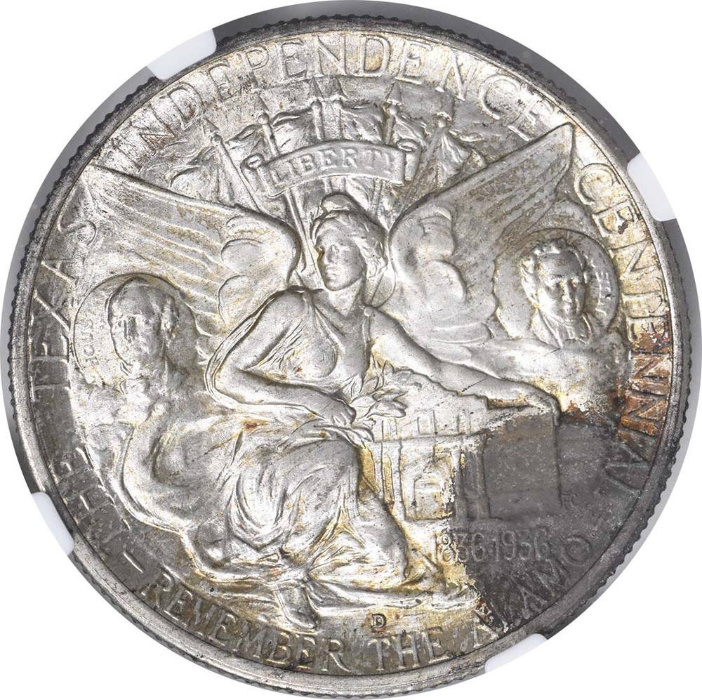 Texas Commemorative Silver Half Dollar 1936-D MS67 NGC