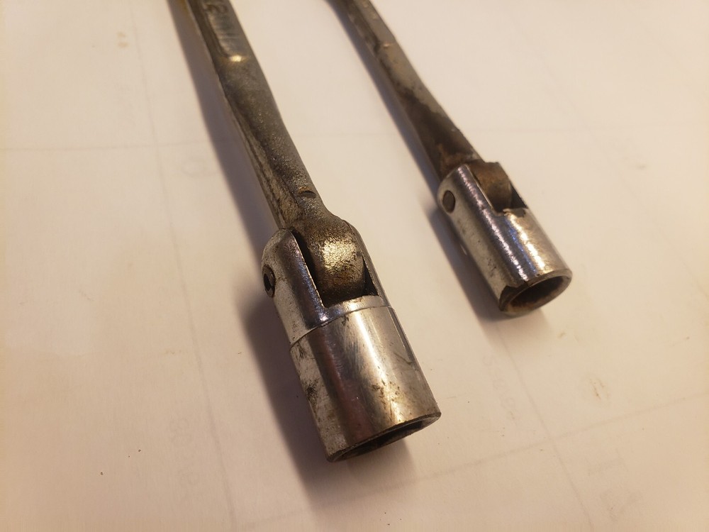 Vintage Buffalo tools 2pc Flex Socket Combo Wrench 1/2 3/8