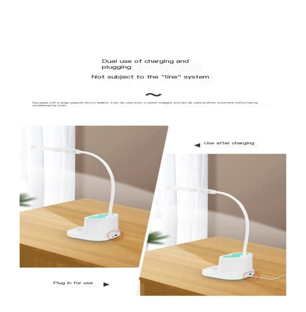 Desktop Lamp Table Lamp Desktop Storage Pen Holder Touch Night Light