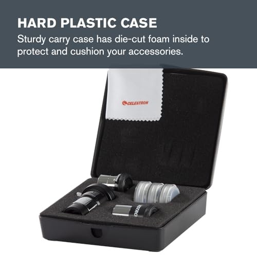 AstroMaster 8-Piece Eyepiece & Filter Accessory Kit - Includes Two 1.25”