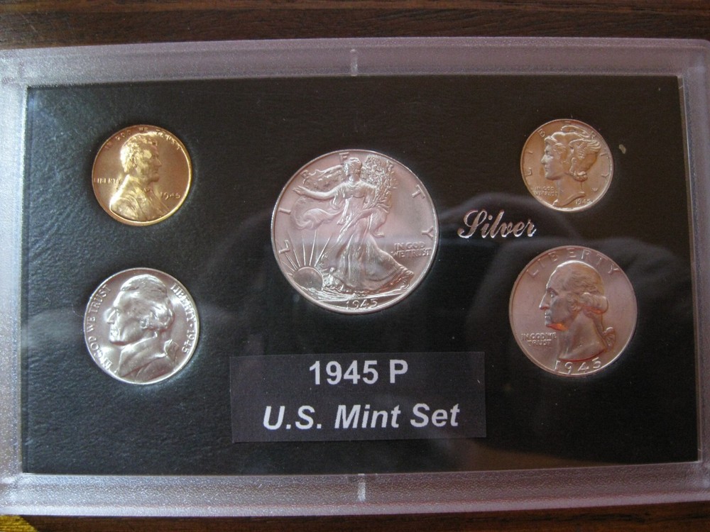 1945 P US Silver Mint Premium Set Gem++ BU!