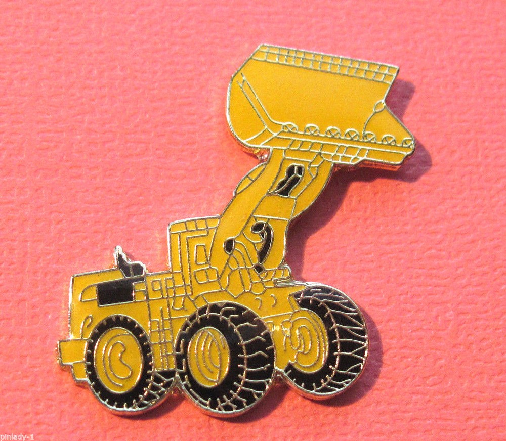 CAT BUCKET loader tractor - hat pin , lapel pin , badge , hatpin GIFT BOXED