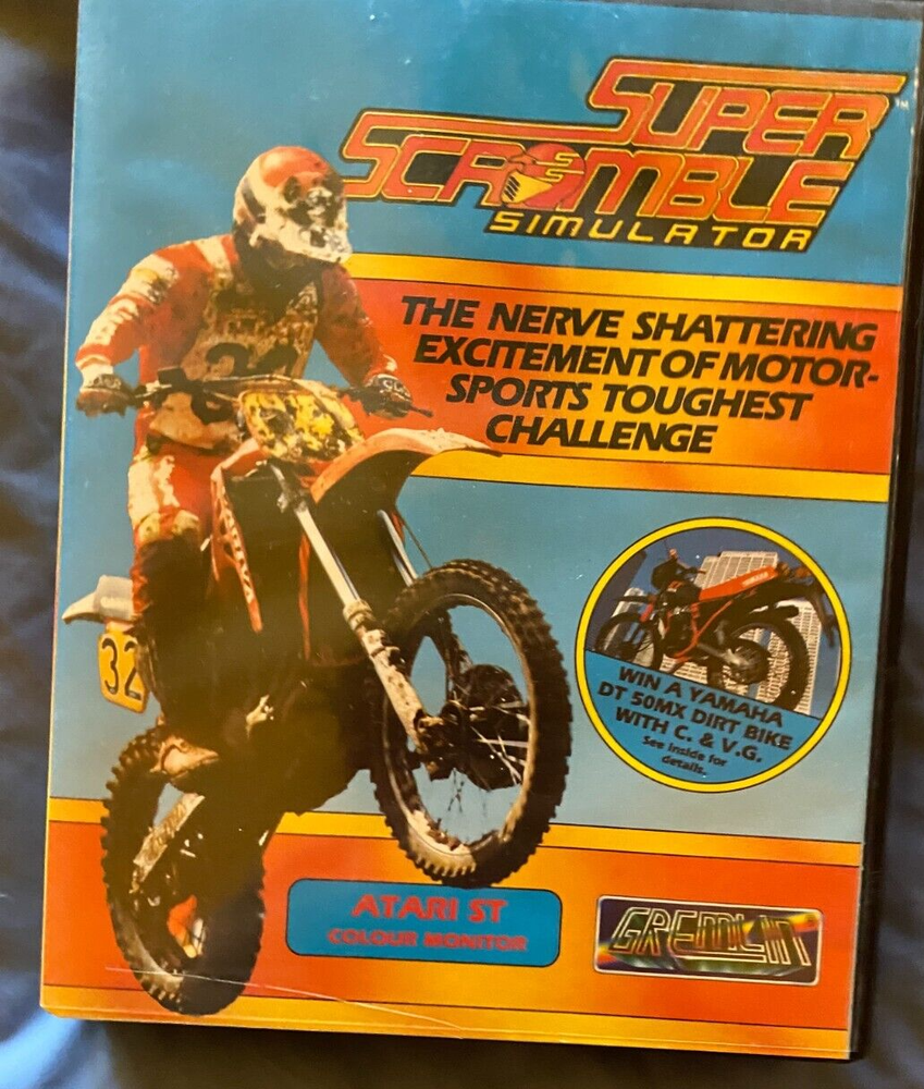 Super Scrambler Simulator Atari 1040/520 ST NEW Disk By Gremlin