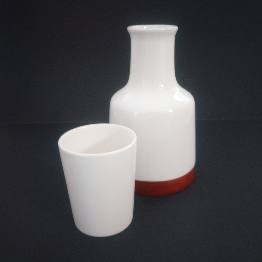 Modern Bedside Carafe & Tumbler - One 2-Piece Set