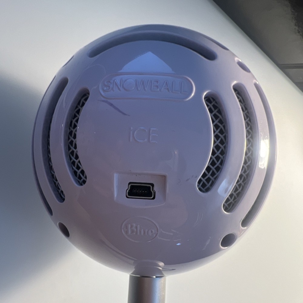 Blue Snowball iCE | USB Desktop Microphone Adjustable | Stand Cardioid White