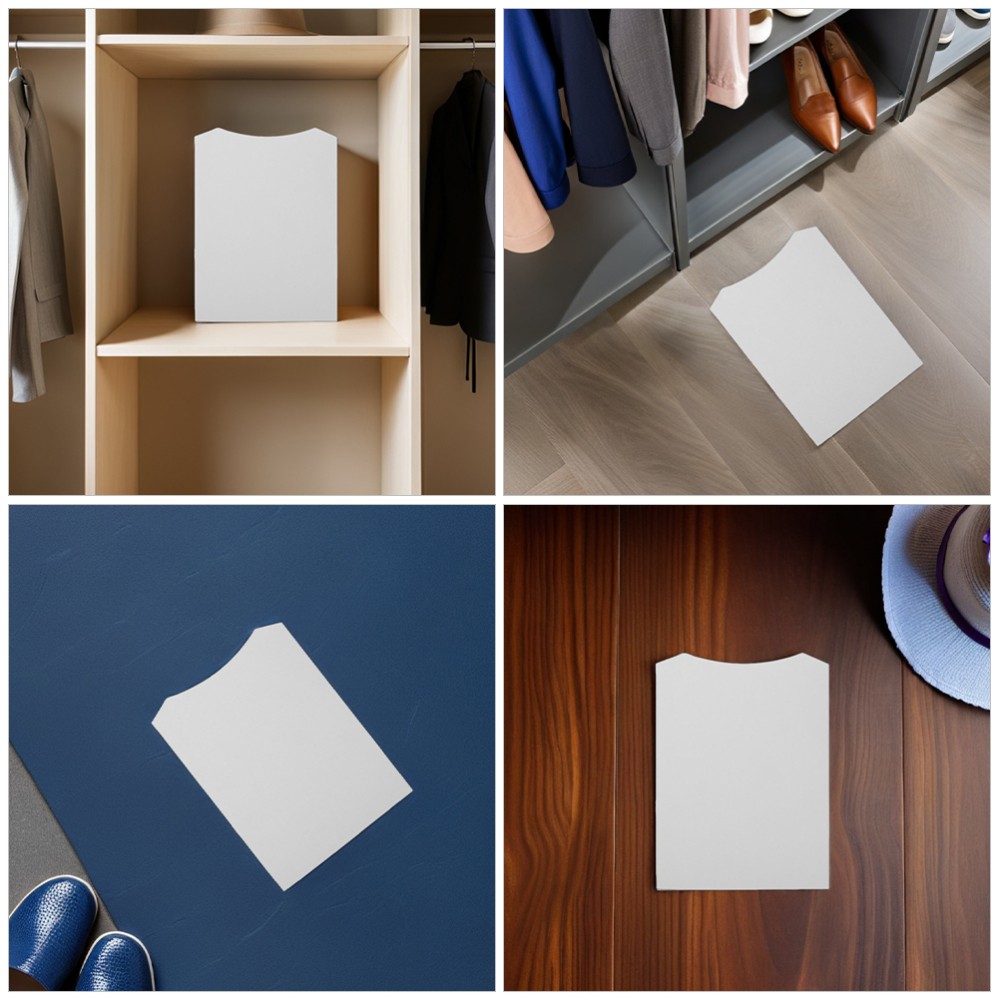 100 PCS Cardboard Shirt Insert Folding Forms Shirts Backing Inserts