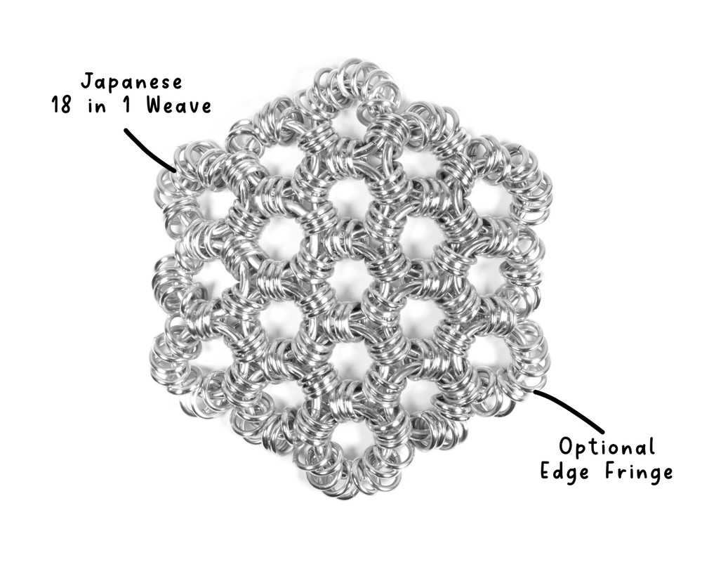 DIY Chainmail Fidget Toy Kit - Beginner Metal Sheet Craft Kit