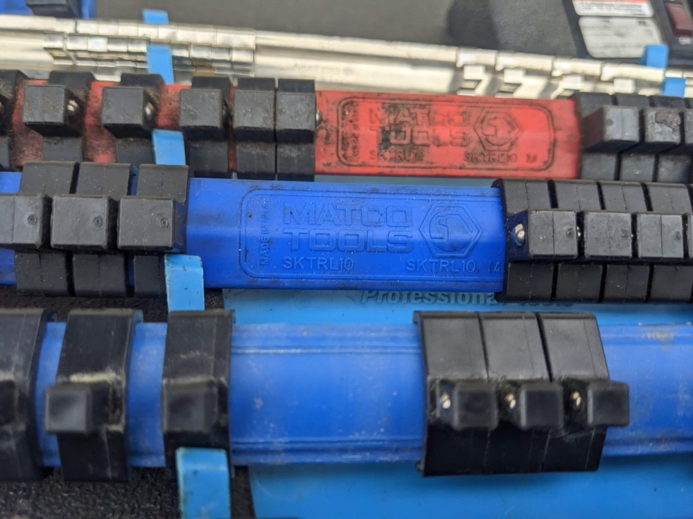 Matco Tools Plastic Socket Rail Organizers Lot