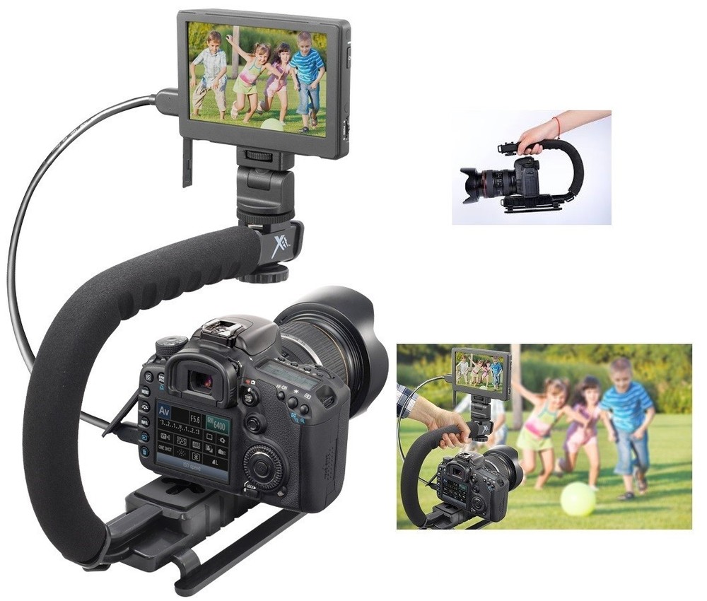 Pro Grip Camera Stabilizing Bracket Handle for Sony SLT-A99V SLT-A99