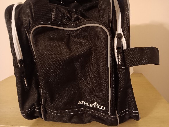Athletico Bowling Bag for Single Ball - Tote Large, Black