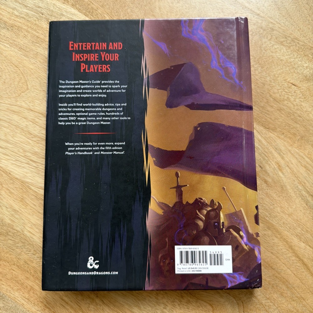 Dungeons & Dragons 5th Edition Dungeon Master's Guide – Hardcover – 2014