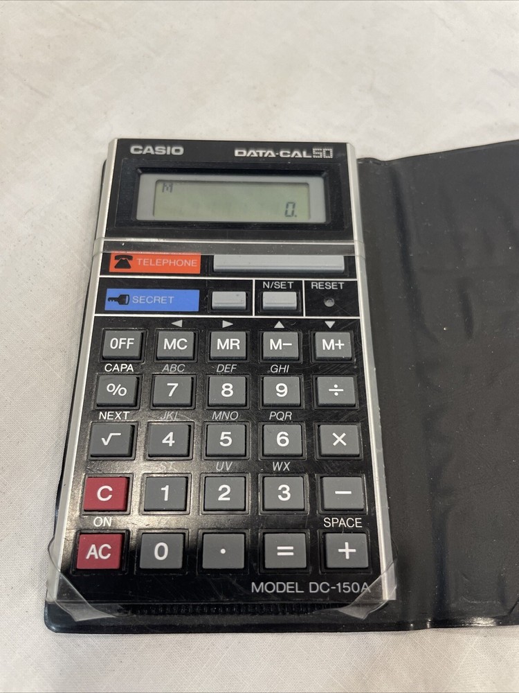 CASIO Data Cal 50 Calculator Model DC-150A Vintage