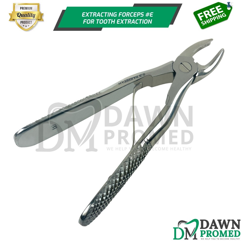 Pedo Extracting Forceps #E for Upper Front Pedodontic Dental Inst German Grade