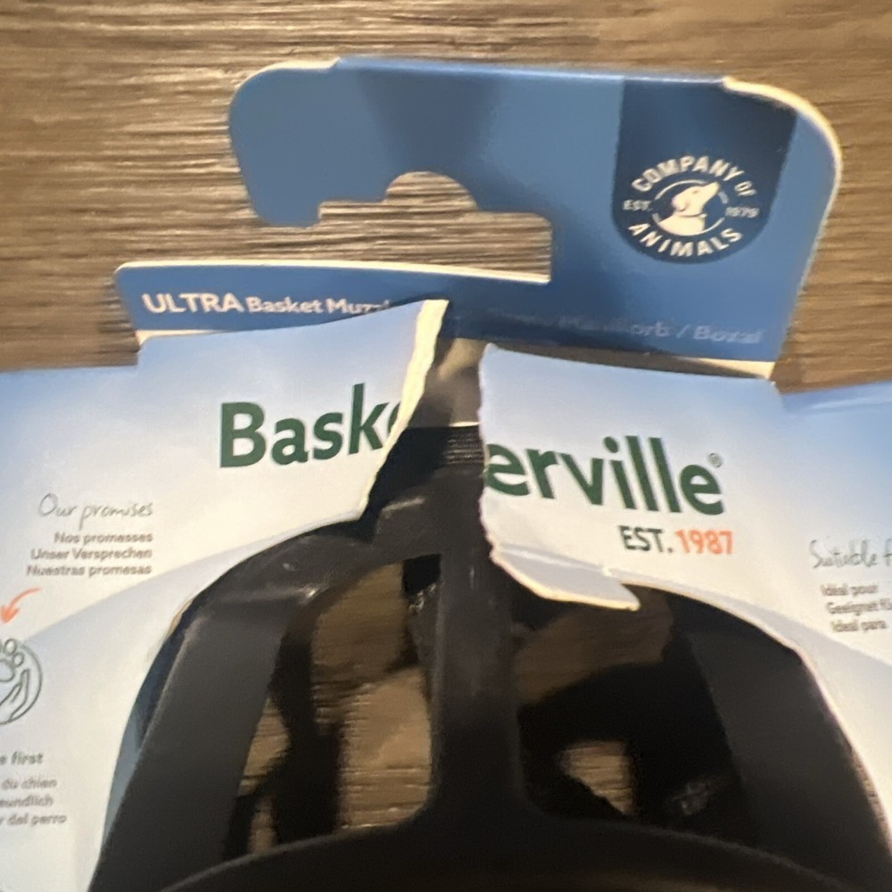 Baskerville Ultra Muzzle for Dogs, Size 6 - Black