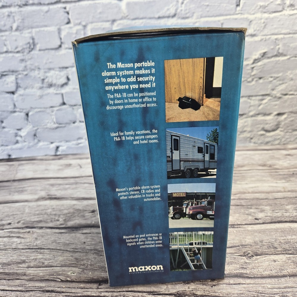 1991 Maxon Portable Alarm System PAA-1B