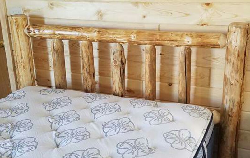 STANDARD LOG HEADBOARD Rustic- FREE SHIPPING! Log Headboard Cabin Decor!