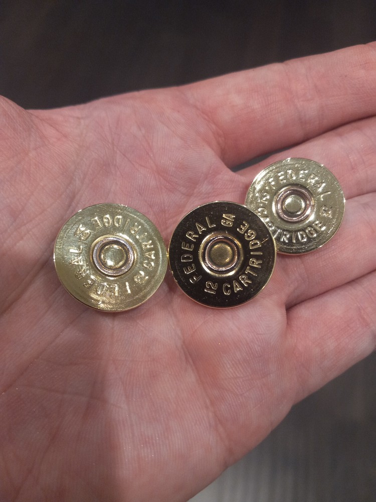 Federal Shotgun Shell Jacket Buttons