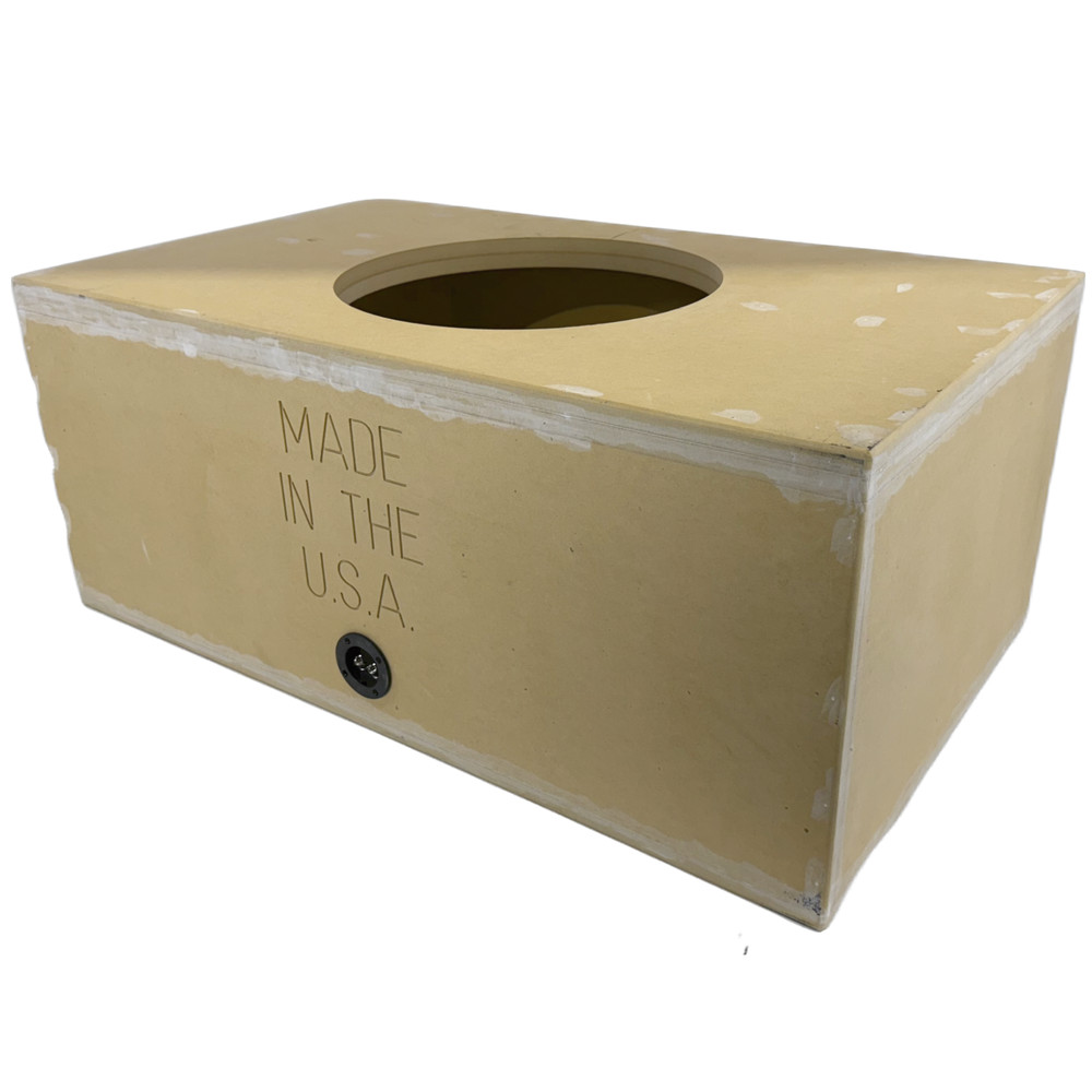 Single 1x18" Spl Edition Vented Subwoofer Box Ported MDF 3/4 Double Baffle