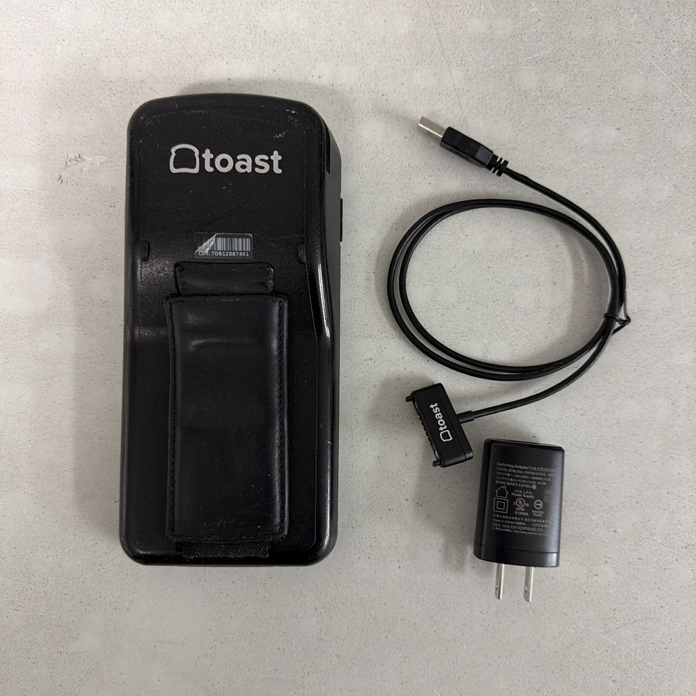 Toast Go 2 TG200 Handheld POS System WiFi Bluetooth Card Reader Tested
