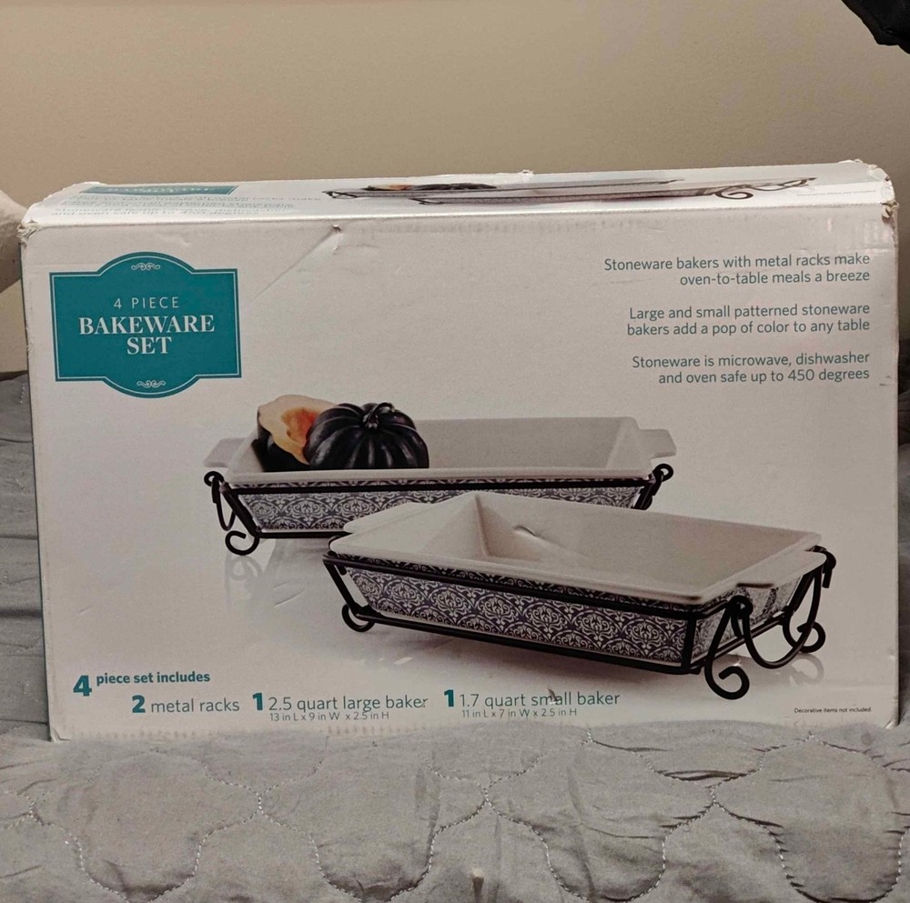 4 Piece Stone Bakeware Set