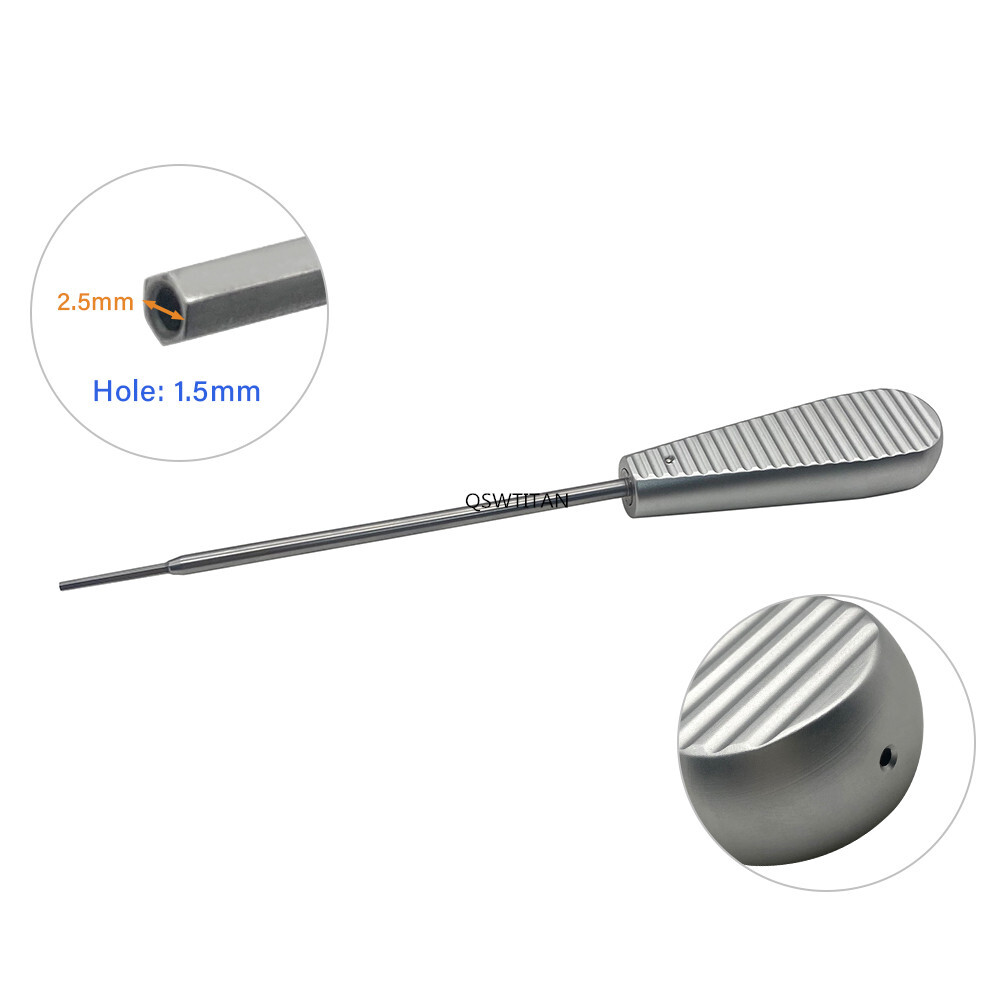 Orthopedic ACL PCL Hex Screwdriver Interference Screw Driver