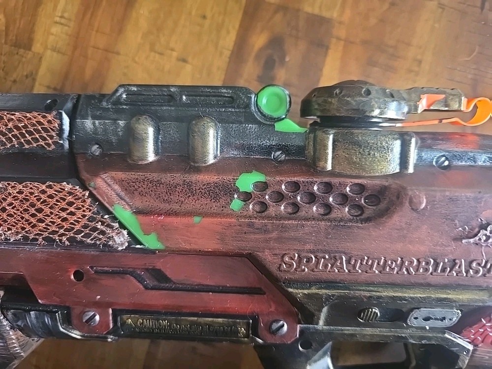 Nerf Super Soaker Zombie Strike Splatterblast Blaster CUSTOMIZED cos Play