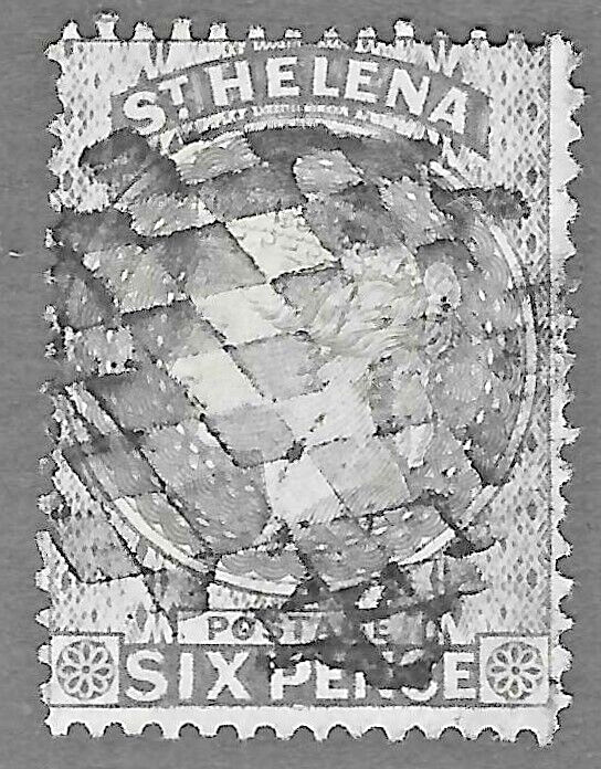 St. Helena (1889) - Scott # 6,   Used
