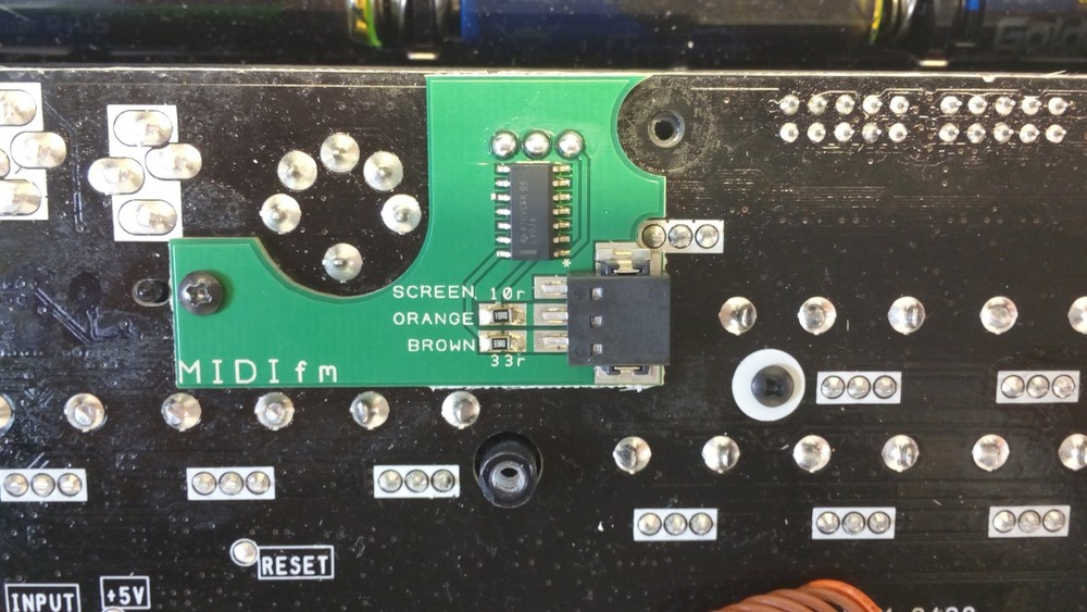 KORG Volca FM solder-less MIDI out modification board