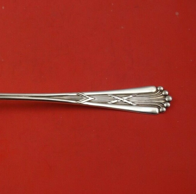 Danish Sterling Silver Platter Spoon 11" Serving Silverware Heirloom
