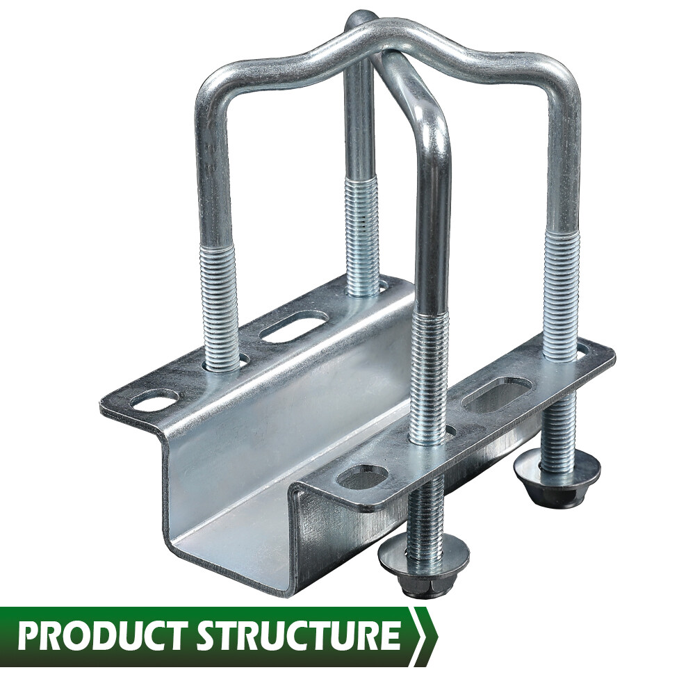 Universal Boat Trailer Guide Pole Bracket & Post Mounting U Bolt Kit