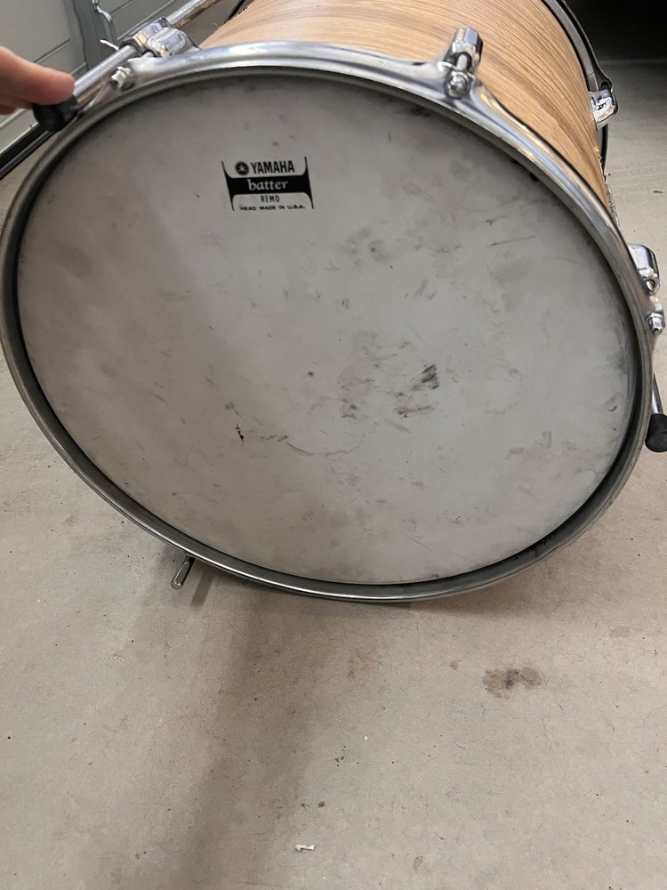 Vintage Wood Grain Tom Drums