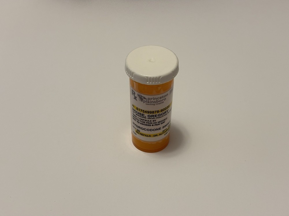 Dr. Gregory House Vicodin Bottle - Authentic w/COA