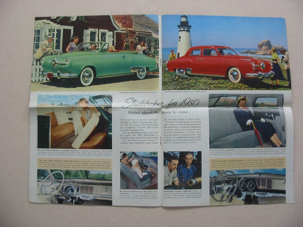 1950 Studebaker Brochure -Near Mint