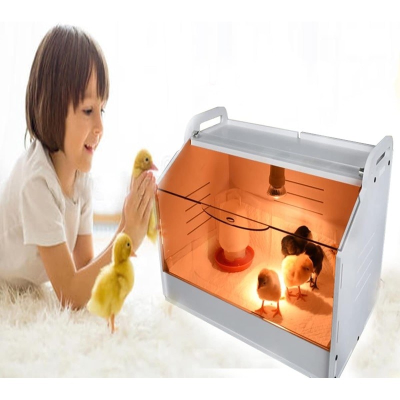110V 50W Heat Lamp Brooder Box Temperature Control W/ Humidity Display New