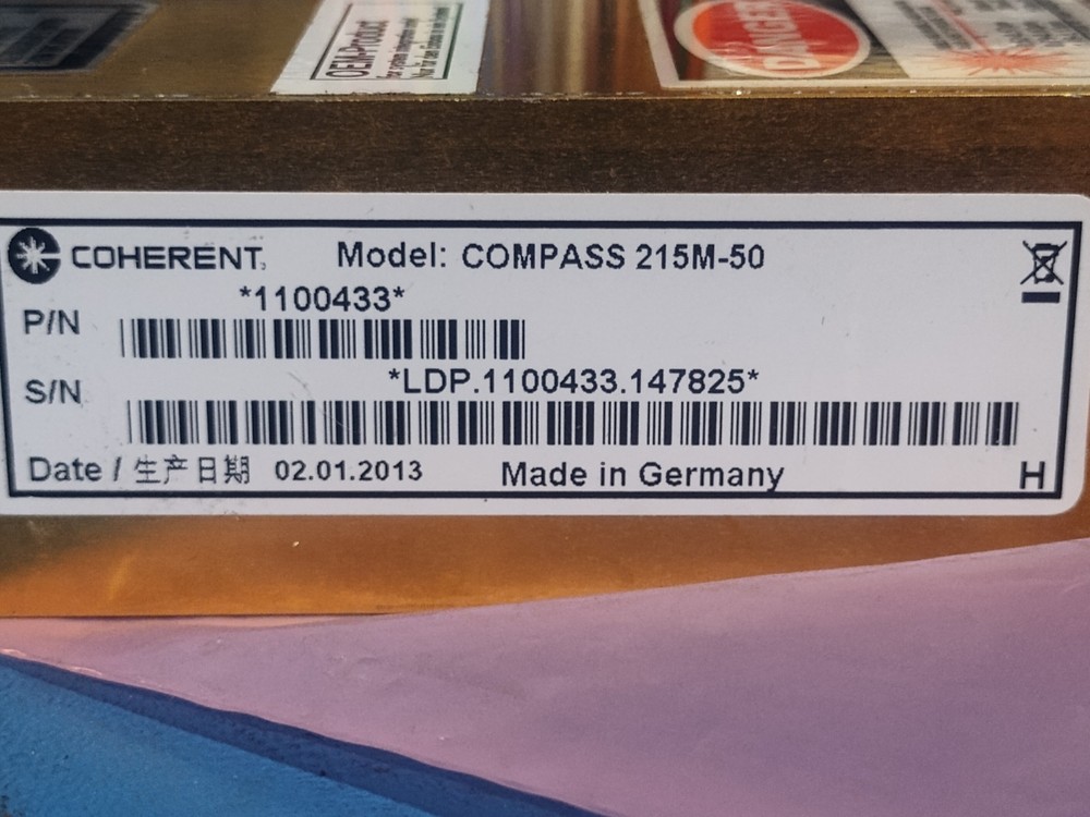 Coherent Compass 215M-50 Laser Head