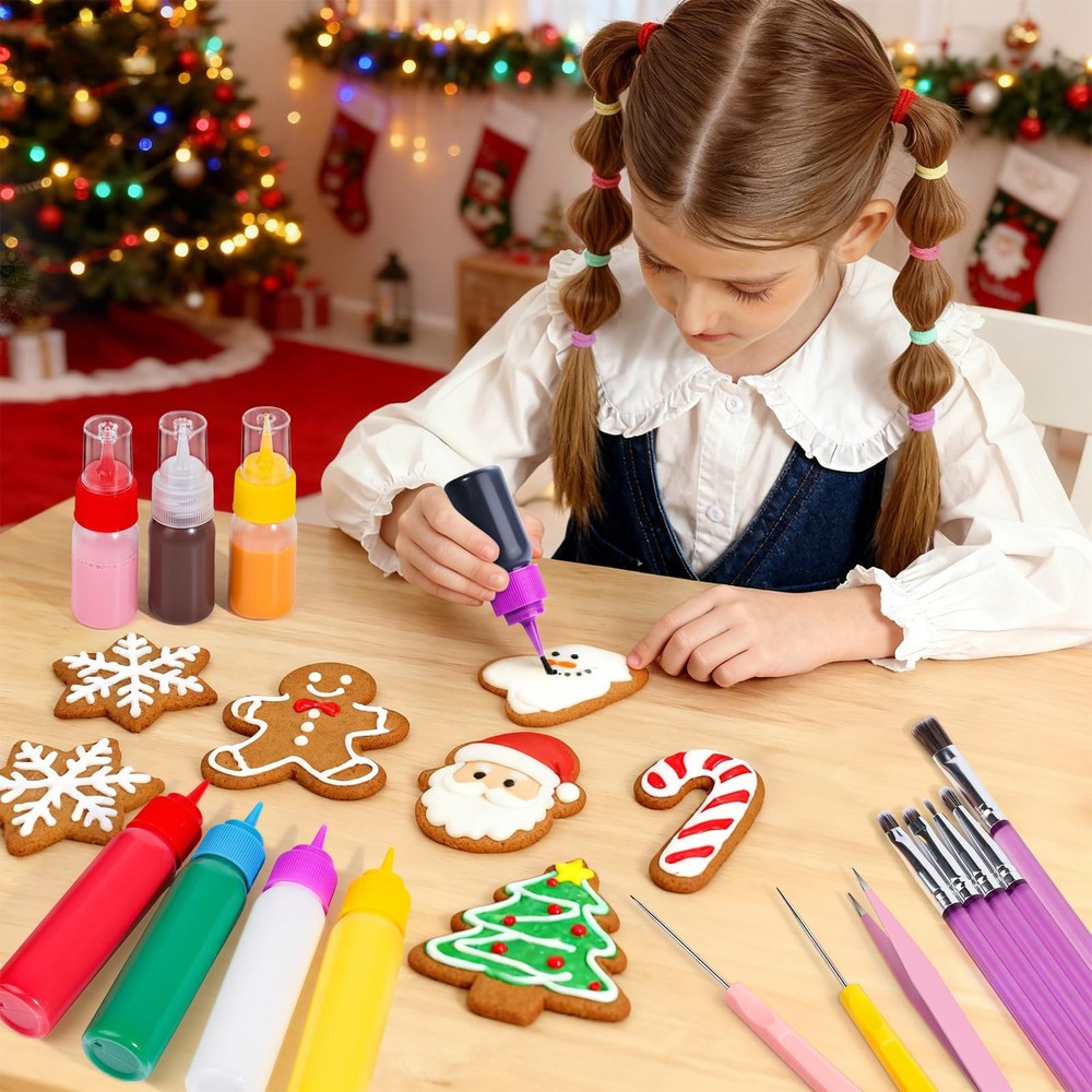 Cookie Decorating Kit, Icing Bottle, Squeeze Writer Bottles (1 and 2 Ounce), ...
