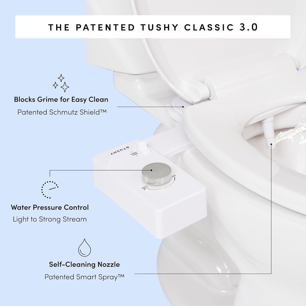 Precision Nozzle Control Bidet Attachment