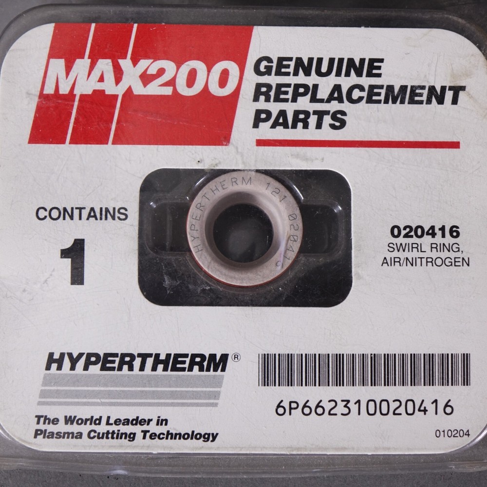 Genuine Hypertherm 020416 Swirl Ring Max200