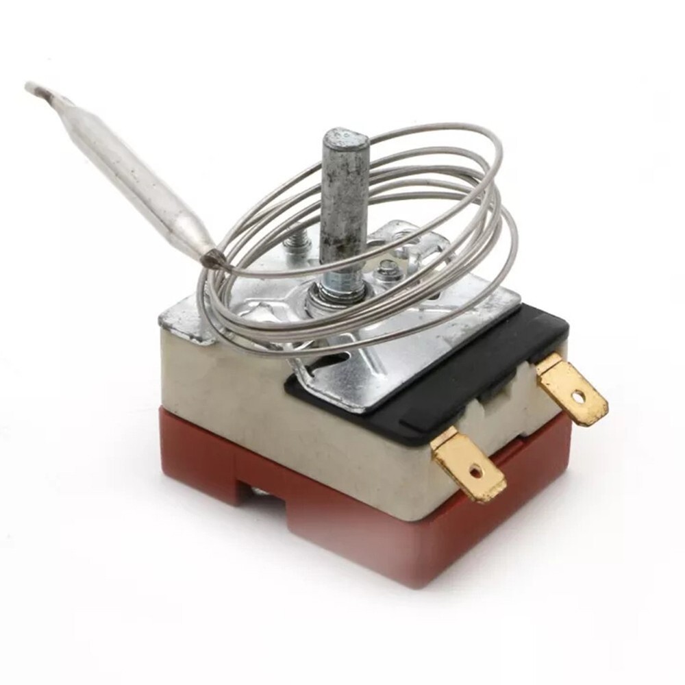 Electric Oven Thermostat Adjustable Temperature Controller Switch 50~400, 2-Pin