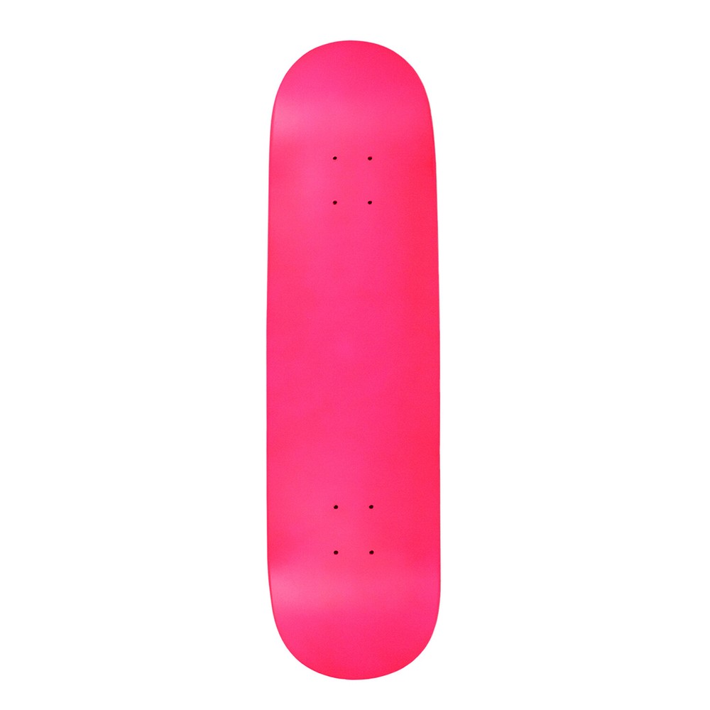 Moose Complete Skateboard Neon Pink 7.75" Silver/White Assembled