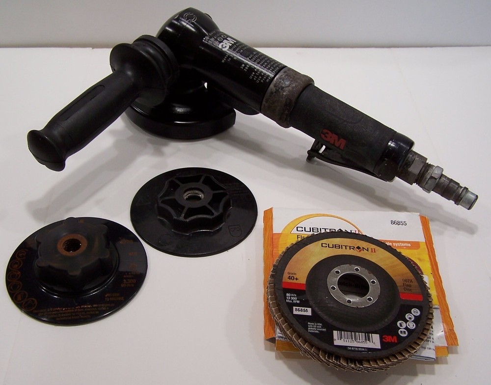 3M Angle Grinder (Model 28824) Black Air Powered ~ Pre-Owned