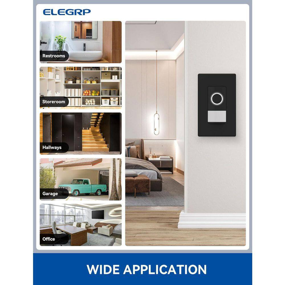 Smart Sensor Light Switch Single Pole 2. 4Ghz Wi-Fi Dimmer Switch Compatible W/A
